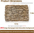 Cork Terrarium Background 15.7x11.8in Natural Large Cork Bark Backdrop for Reptile Habitat Decor (6PCS)