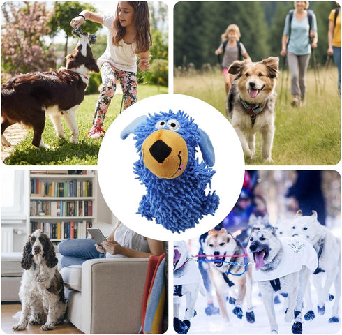 Generic Squeaky Dog Toys, Tough Stuffed Plush Dog Toys, Bundle Soft Dogs Chew Toy for All Breed Size Aggressive