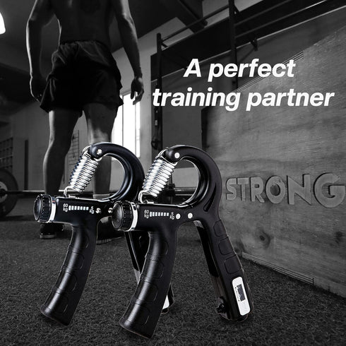 Steelway Grip Strength Trainer Set of 2 Pack, Adjustable Resistance Hand Grip Strengtheners
