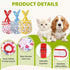 CZMIYRPY 3 Pack Washable Dog Diapers Female with Suspenders Diaper for Dogs Reusable Dog Diapers Dog Period Panties
