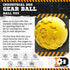 SodaPup Industrial Dog Gear Ball – Durable Chew Toy & Treat Dispenser Made in USA from Non-Toxic Natural Rubber