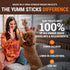 Yumm 24 Count Pack etta says! Sticks Natural Dog Treats - Beef, Chicken, Pork, and Turkey Dog Jerky Treats