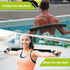 New Aqua Water Fitness Body Sculpt Ergo Dumbbells - Light Blue Exercise Equipment for Water Aerobics