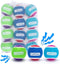 Nobleza 12 Pack Dog Tennis Balls - Durable Bouncy Floatable Squeaky Balls for Fetch & Exercise, 2.5in