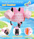 15-30-50-66 Swimming MoKo Toddler Swim Vest for pounds, Boys Girls Swim Puddle Arm Floaties Cartoon Water Wings