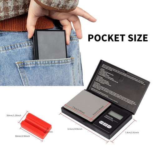 SPG Pocket Archery Arrow Scale - Portable and Precision - LCD Arrow Scale Digital Grain with Calibration Weight and Arrow Holder 7 Units Modes Grain Scale Archery for Broadhead Arrow Accessories