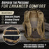 Tru Salute 45L Military Tactical Backpack, Large Army 3 Day Assault Pack Molle Bugout Bag (Tan)