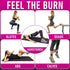 Resistance Bands for Working Out with Guide, 4 Booty Bands for Women Men, Fabric Elastic Exercise Bands