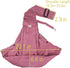 Pet Sling Carrier - Adjustable Shoulder Strap Puppy Tote, Hands-Free Reversible Pet Backpack for Outdoor Travel Pink