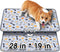 Hompet Washable Pee Pads for Dogs, 28"x19", 2-Pack Thick Heavy Absorbency Reusable