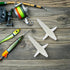 2pcs Night Glow Trolling Bird Teaser Lures for Sea Fishing, Plane Shaped Fishing Bait for Mackerel and Tuna, Saltwater