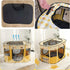 Medium Blue Foldable Pet Playpen for Indoor Use