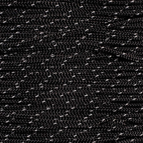 Paracord Planet Reflective 95 Paracord 50 Feet, Black, for Camping, Hiking, Tent, and Adventure Rope