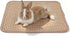 Nogeqi 1PCS Rabbit Scratching Pad, 15.75x11.81 Inch Natural Sisal Bunny Scratch Pad, Rabbit