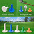 Golf Rubber Tees for Practice Training, Driving, Putting, Chipping Range Mixed Size, Excellent for Indoor Outdoor Use