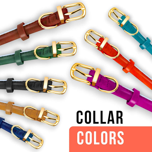 Reflective Rolled Leather Dog Collar, Adjustable Soft Padded Collar for Extra Large Breed Dogs (XL, 17"-21", Black)