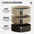 Hip Bands for Booty Workouts | Non Slip Fabric Band Set with 3 Levels for Legs & Hip - for Men & Women