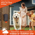 4 Pexter Dog Poop Bag Dispenser - Outdoor or Indoor Pet Waste Bag Dispenser Station - Stick-On or Screw-On Wall Mount