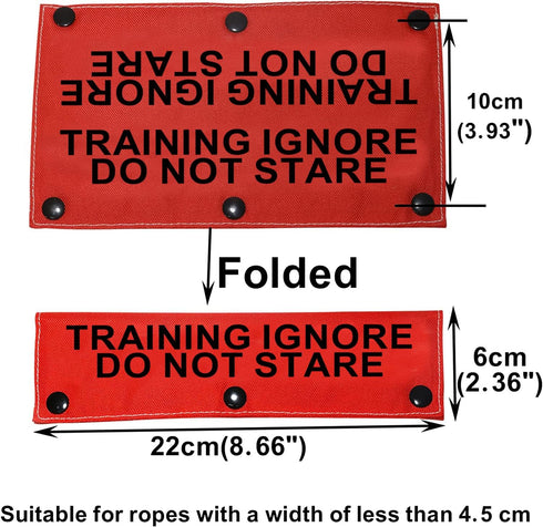 Funny Dog Leash Sleeve, Do Not Stare Training Wrap Sleeve, Pet Birthday Gift (Do Not Stare-Sleeve)