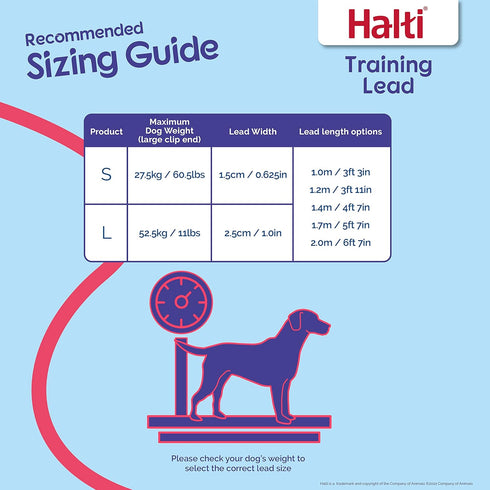 HALTI Front Control Harness Size Large & Training Leash Size Large, Black Combination Pack for Large Dogs