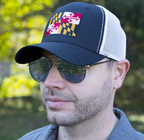 State Flag Hat for Men and Women, Snapback Trucker Baseball Cap