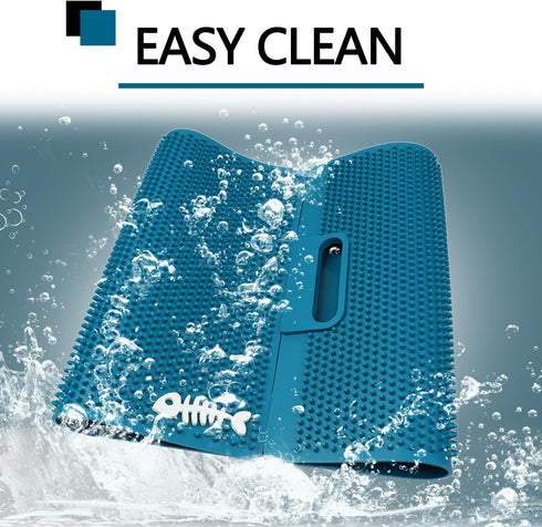 NonSlip Fish Fillet Mat - Heavy Duty Rollable Cutting Board for Fish Cleaning (14 * 24“, Green)