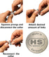Herm Sprenger Chrome Plated Steel Additional Prong Links for Ultra-Plus Dog Training Collar, for Small Medium Large