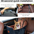 20lbs 25lbs 32 lbs,Fully Pockets,2 YOUVEE Dog Car Seat for Small/Medium Dog up to Detachable and Washable Puppy Booster