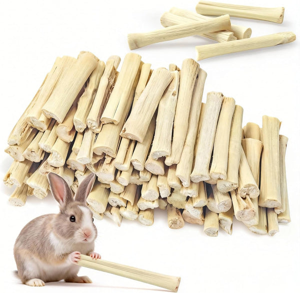 StyEdEk 2.2Lb/1000g Natural Sweet Bamboo Chew Toys Chew Sticks Bamboo Sticks Teething Toy