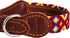 Moots Root Hand-Knitted Leather Pet Collar Red Small (ART170S)