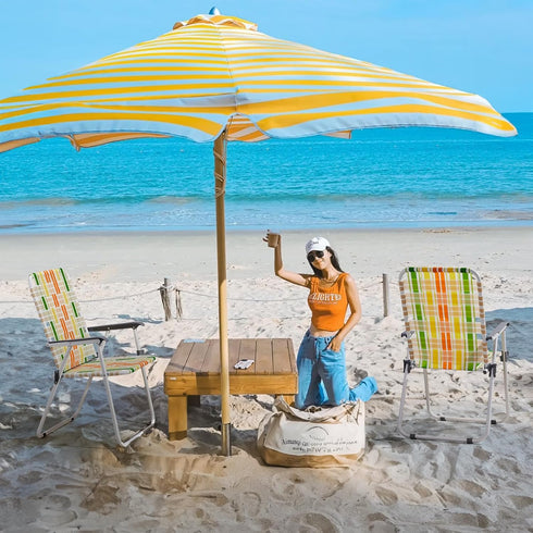 Set 2 Backpack of Folding Beach Chairs,Patio Lawn Webbed Folding Beach Chairs, Outdoor Patio Lawn Foldable Chairs