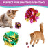 SPOT 1-1/2-Inch 4-Pack Ethical Mylar All Breed Sizes Balls Cat Toys, for All Breed Sizes
