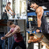 Ultra Heavy Duty Cable Handles Gym Equipment Attachment, Double D-Ring Grips, Non-Slip Comfort Grips, Blue Edge Design