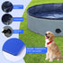 Swimming 39.5 12 Eooqi Foldable Dog Pool, Portable Pet Bath Tub and Kiddie Pool, Collapsible Bathtub for Puppies