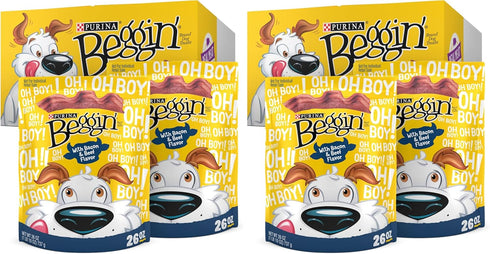 Purina Beggin' Strips with Real Meat Dog Treats with Bacon and Beef