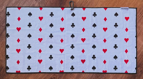 Pin Hunters Las Vegas Golf Towel - Premium Microfiber Waffle Towel with Clip, Unique Gift for Golf Lovers