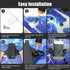 LED Skateboard Light, Remote Control Longboard Light, 16 Color Change, Waterproof and Shockproof
