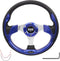 Golf Cart Steering Wheel for EZGO, YAMAHA and Club Car Precedent, Most Golf Carts Blue