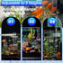 Fish Feeding Tube Aquarium Plant Holder Kit, Removable Length Shrimp Feeding Dish for Fish Tank