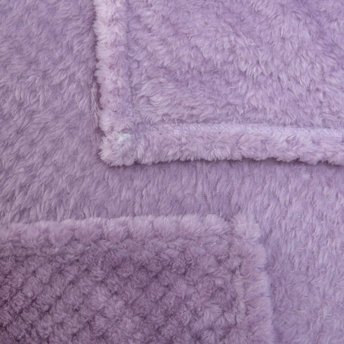 Dog Blanket or Cat Blanket, Warm Soft Fuzzy Blankets for Puppy, Small, Medium, Large Dogs or Kittens (M/32" x 40", Iris)