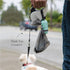 SVD.PET Dog Poop Bag Dispenser, Retractable Waste Bag Holder Fits Any Dog Leash, Leak-proof Bags (Misty Jade)