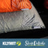 Klymit Drift Camping Pillow, Shredded Memory Foam Travel Pillow with Reversible Cover, Green, Regular
