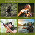 Sintege 3 Pieces Hunting Face Mask, Camouflage Leafy Hat Ghillie Covering for Turkey Hunting Gear