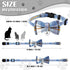 Weewooday 10 Pcs Breakaway Cat Collar with Bow Tie and Bell, Adjustable Cute Plaid Safety Collars for Cats
