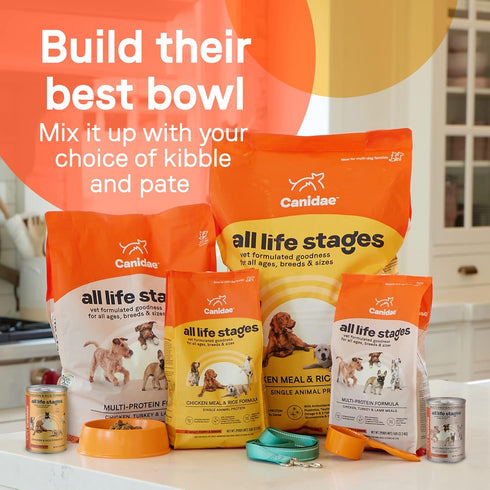 Canidae All Life Stages Premium Wet Dog Food, Chicken, Lamb and Fish Formula, 13 oz, Pack of 12