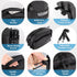WOTOW 12L Waterproof Bike Rear Rack Bag - Reflective Bicycle Trunk Carrier with Water Bottle Holder, Shoulder Strap