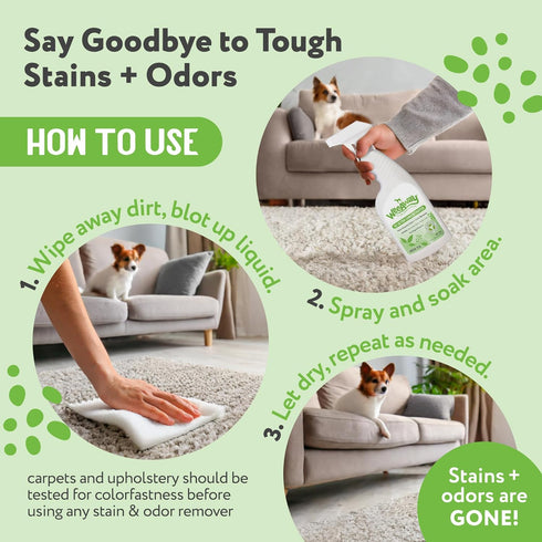 X2 Ultra Concentrated Pet Stain and Odor Remover, Enzyme Cleaner for Dog Urine and Poop, Safe for Carpet Furniture