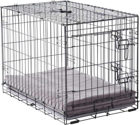 Happy Hounds Cooper Deluxe Reversible Crate Pad - Large - Gray