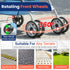4 04T BestPet Wheels Pet Stroller Cat Dog Cage Stroller Travel Folding Carrier