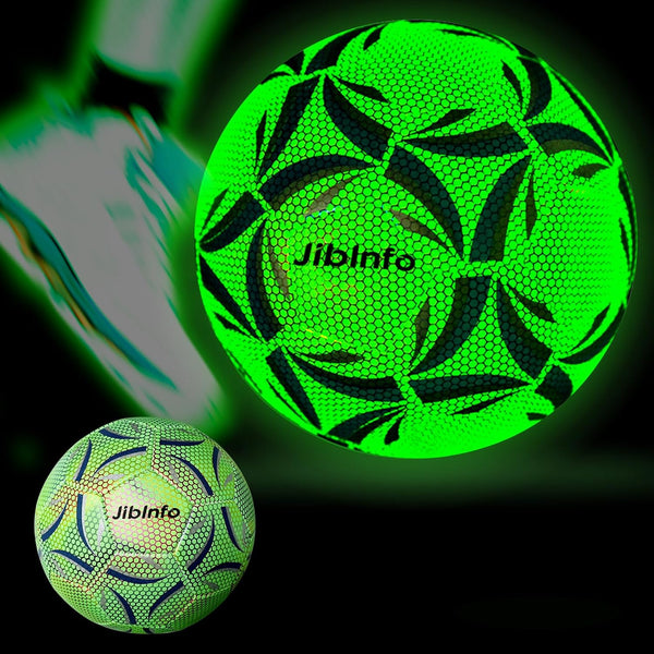 Light Up Soccer Ball Size 4, Glow in The Dark Soccer Ball for Day&Night Games and Training Gifts